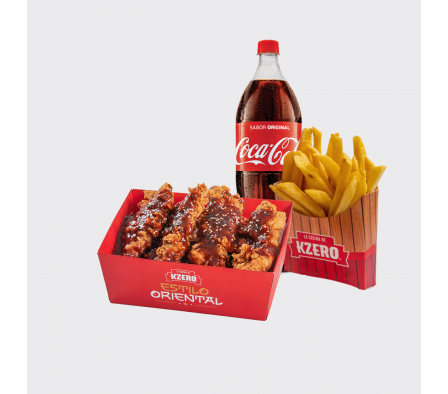 COMBO STRIPS ORIENTAL X 4 CON PAPAS